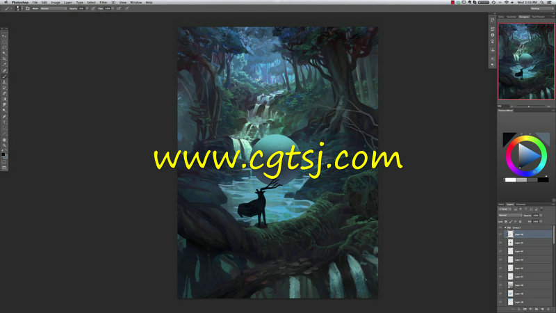 魔法森林概念艺术绘画训练视频教程的图片3