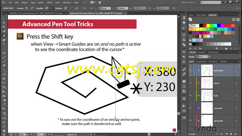Adobe钢笔工具使用技巧视频教程的图片3
