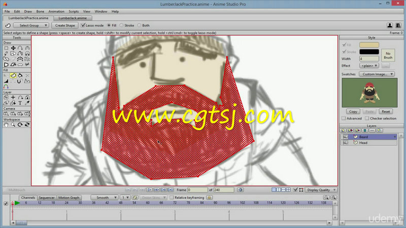 Anime Studio Pro角色动画设计视频教程的图片1