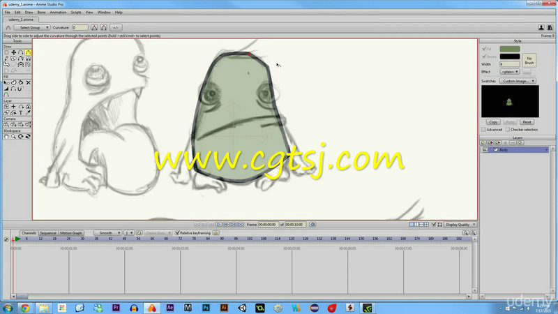 Anime Studio Pro角色动画设计视频教程的图片2