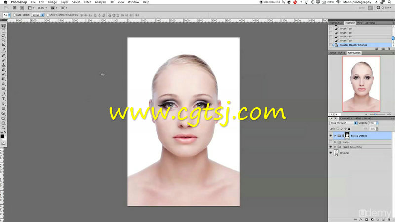 PS美人肖像基础修饰技巧视频教程的图片1