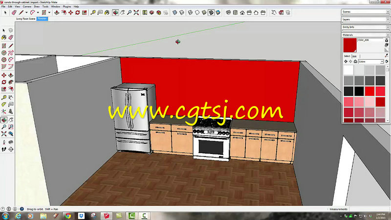 SketchUp室内布局设计训练视频教程的图片2