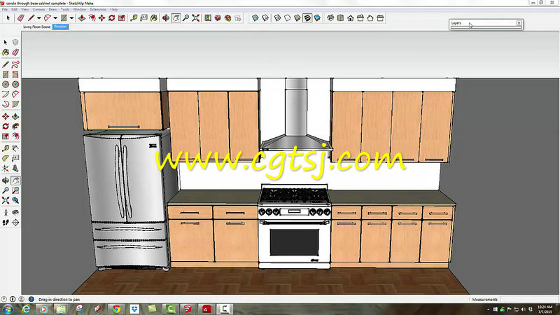 SketchUp室内布局设计训练视频教程的图片3