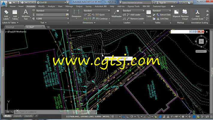 AutoCAD Civil 3D曲面样式工作技巧视频教程的图片3