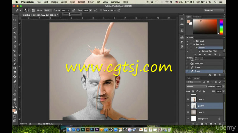 Photoshop创意图形设计训练视频教程的图片4