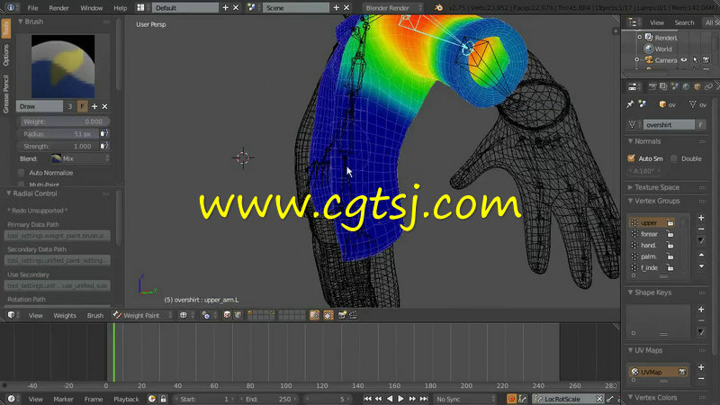 Blender骨骼套索技术训练视频教程的图片4