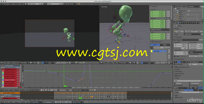 Blender角色动画综合训练视频教程的图片3