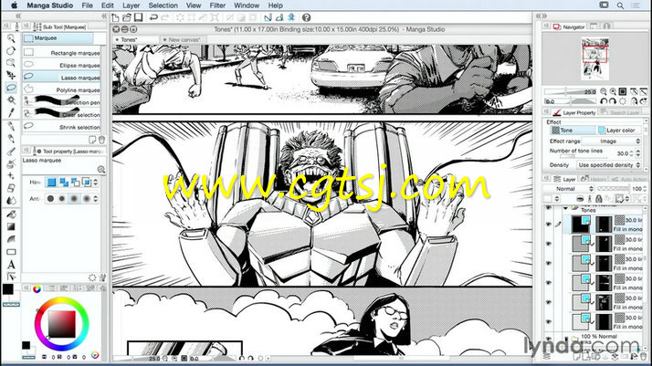 Manga Studio卡通漫画设计全面核心训练视频教程的图片2