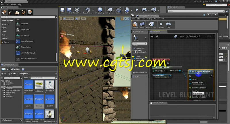 UnrealEngine4无尽奔跑者街机游戏制作视频教程的图片3