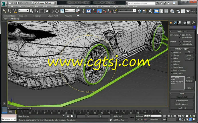 3dsMax汽车骨骼套索控制技术视频教程的图片2