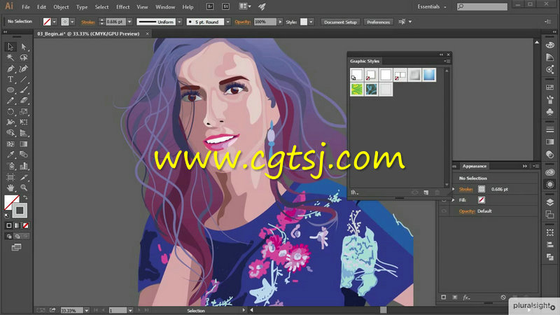 Illustrator矢量插画绘制训练视频教程的图片3