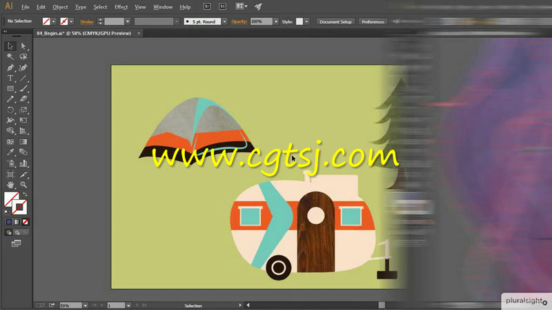 Illustrator矢量插画绘制训练视频教程的图片4