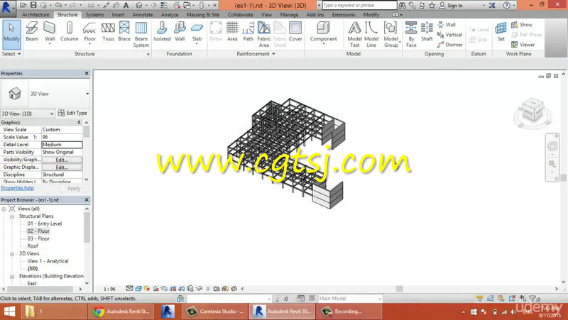 Revit Structure建筑结构建模基础视频教程的图片1