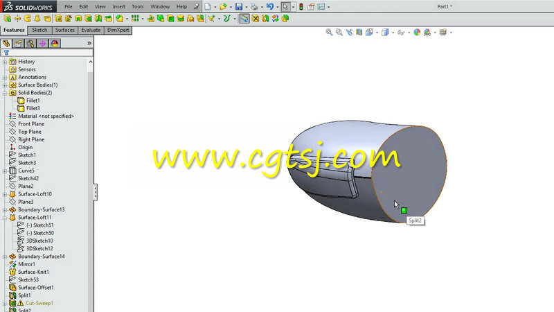 SOLIDWORKS游戏控制器人体工程学设计视频教程的图片3