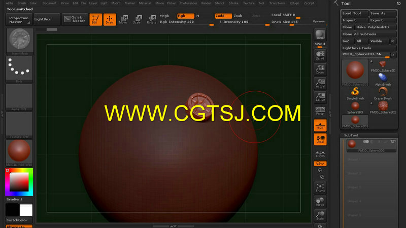 ZBrush游戏匕首雕刻制作视频教程的图片1