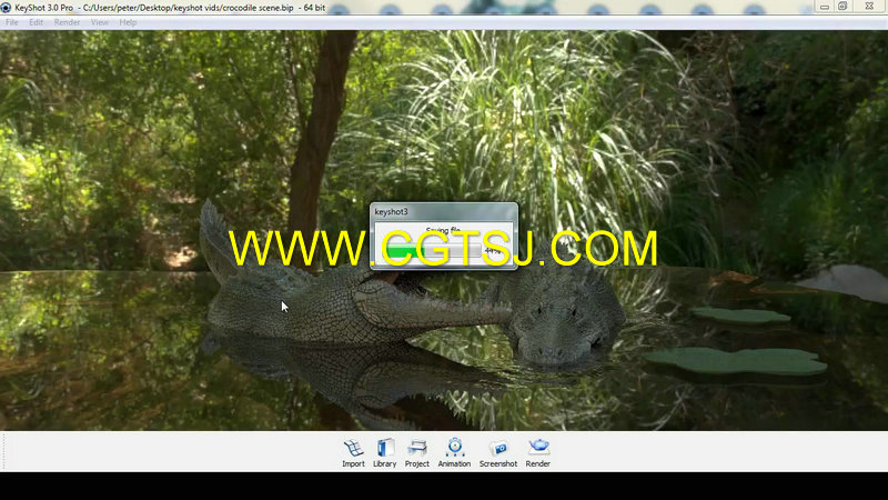 ZBrush与KeyShot恐龙渲染视频教程的图片2