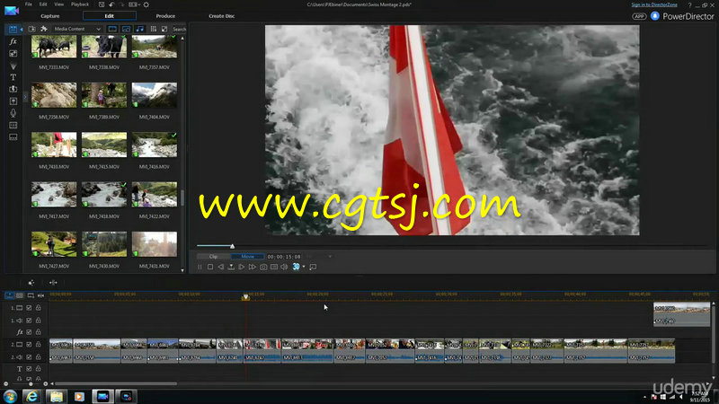 PowerDirector威力导演专业视频编辑训练视频教程的图片2