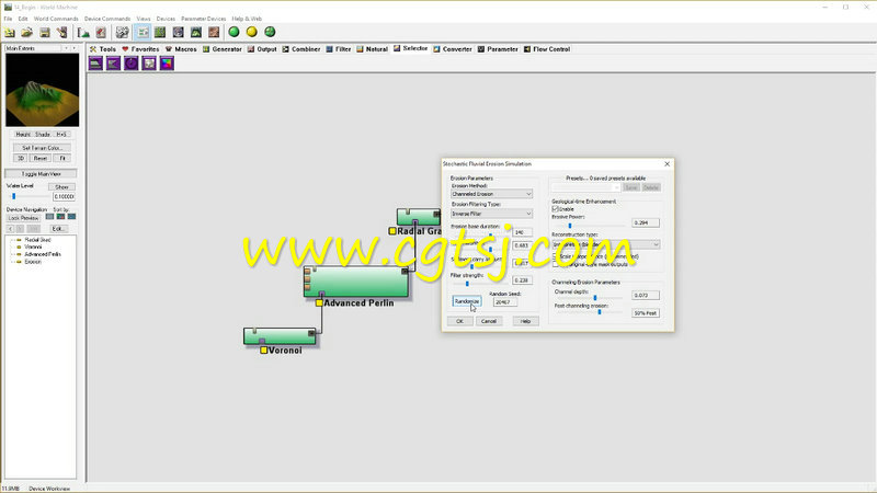 World Machine真实感地形制作视频教程的图片2