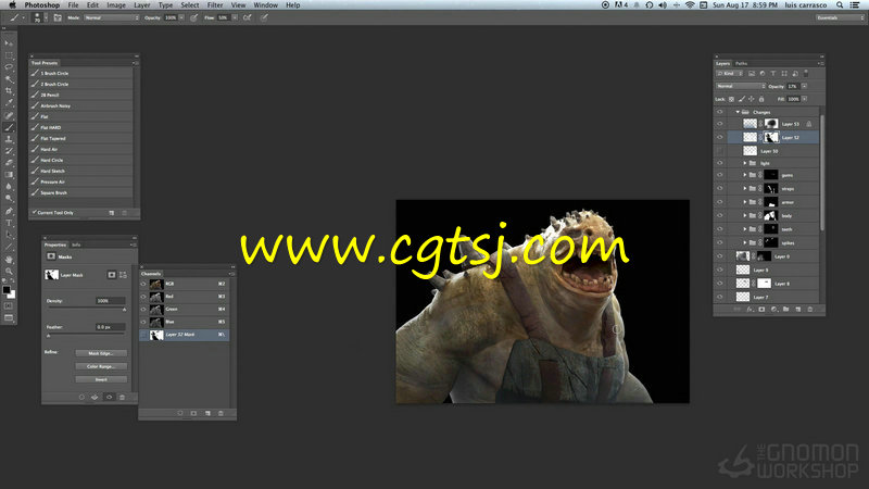 ZBrush超级怪兽造型设计视频教程的图片3