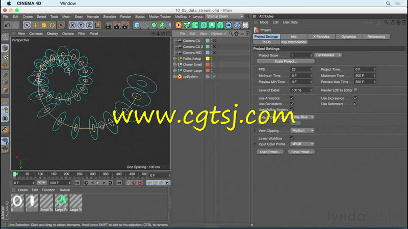 C4D粒子系统全面核心训练视频教程的图片1