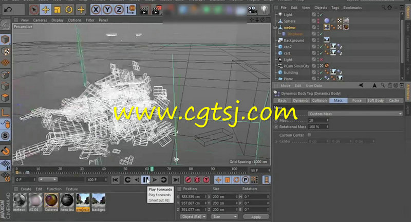 C4D视觉特效应用级训练视频教程的图片2