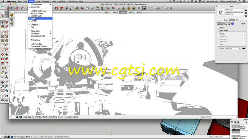SketchUp与PS影视级环境渲染制作视频教程的图片3