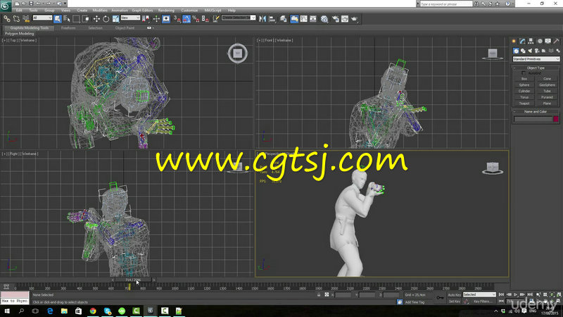 3dsmax模型动画导入Unity游戏引擎技术视频教程的图片2