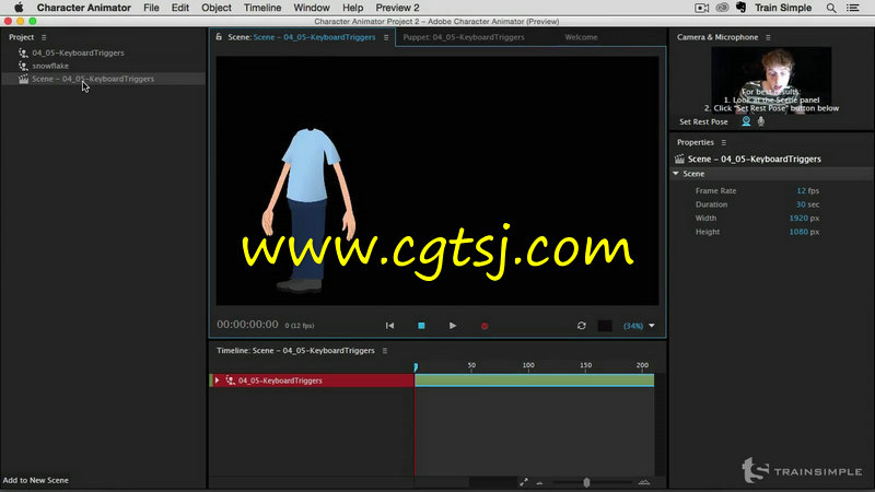 AE CC角色动画实例制作视频教程的图片3
