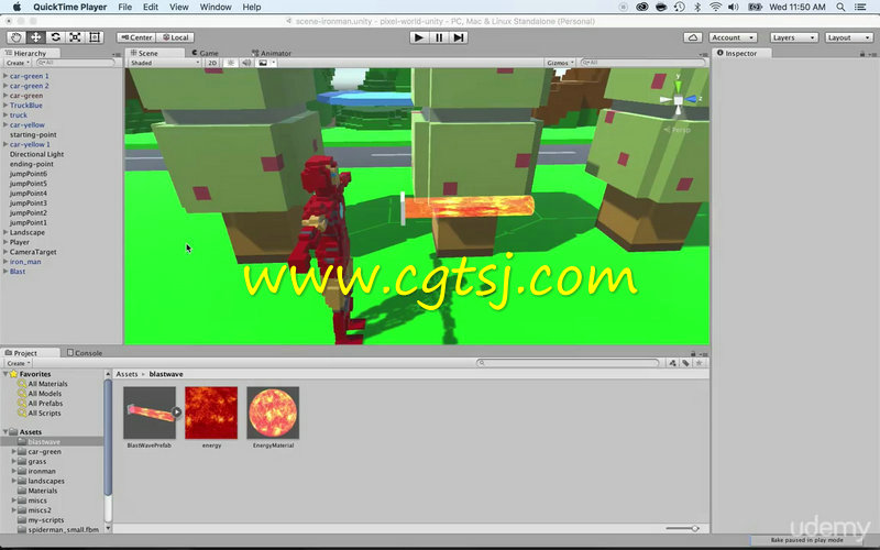 Unity3D像素世界游戏角色动画制作视频教程的图片1