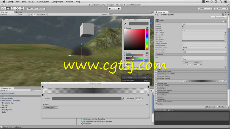 Unity武器锁定系统技术训练视频教程的图片2