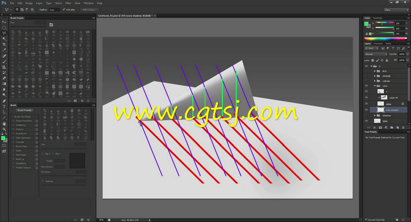 几何体光线表面艺术设计视频教程的图片1