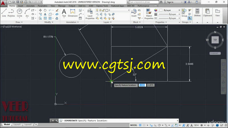 AutoCAD 2016二维技术基础训练视频教程的图片1