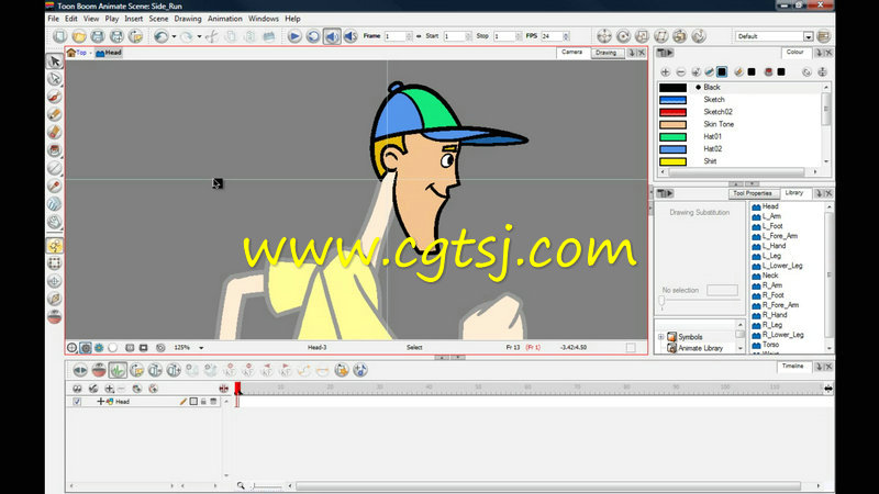 Toon Boon Animate步行运动动画技术视频教程的图片2