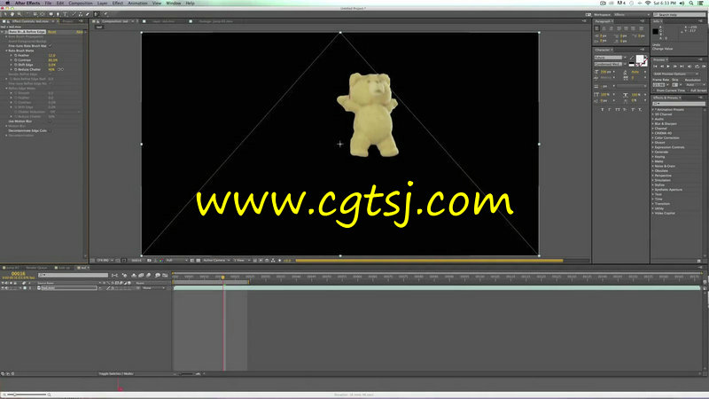AE泰迪熊真实特效动画视频教程的图片1