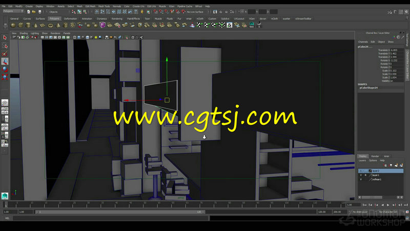 Maya概念CG环境布景综合制作视频教程的图片2
