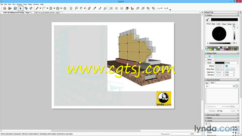 SketchUp建筑细节制作视频教程的图片2
