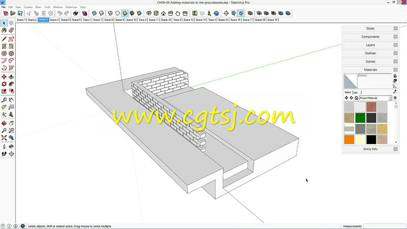 SketchUp建筑细节制作视频教程的图片4