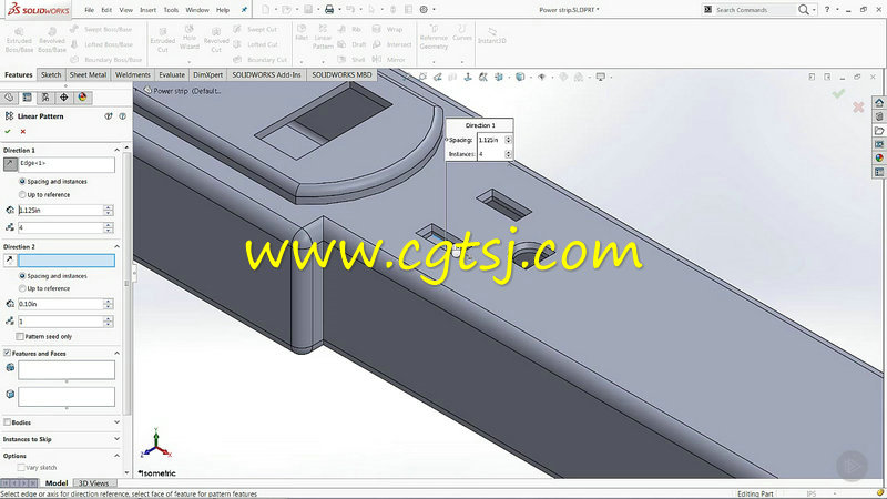 SOLIDWORKS对称模式基础训练视频教程的图片2