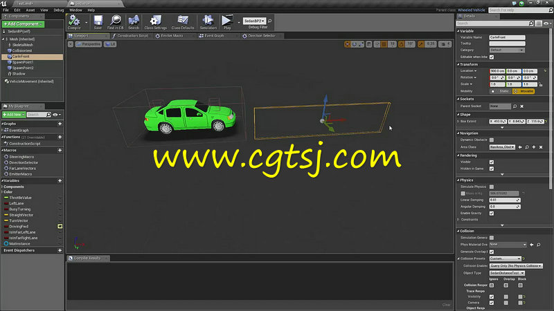 UE4汽车系统控制制作视频教程的图片3