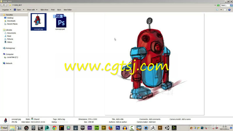 ZBrush与PS机器人雕刻制作视频教程的图片3