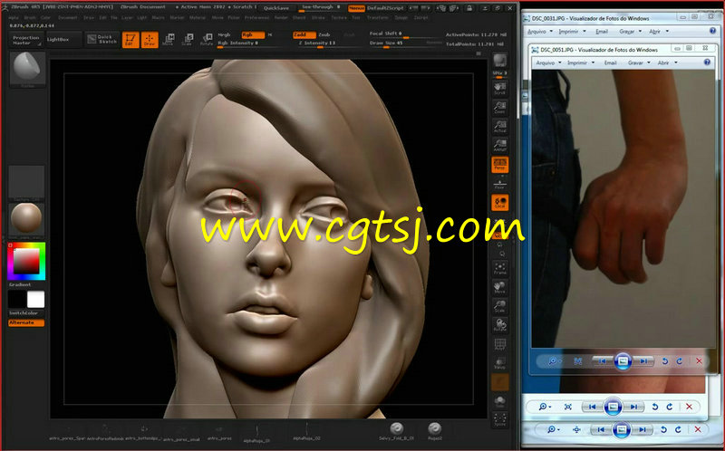 ZBrush女性角色雕刻艺术大师级视频教程的图片2