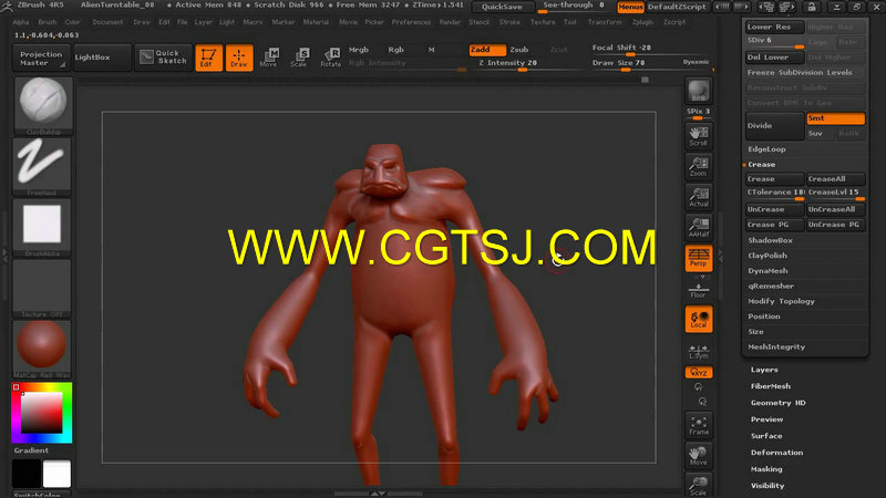 ZBrush 4R5快速入门系列教程第二季的图片4