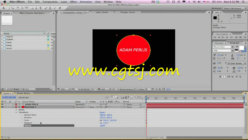 AE狂人短片动画实例训练视频教程的图片2