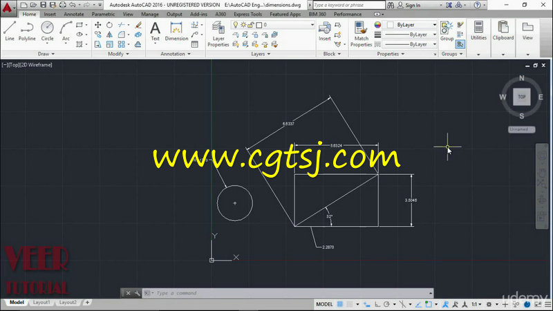 AutoCAD 2016从二维到三维设计终极指南视频教程的图片3