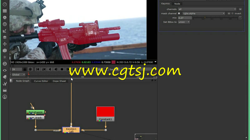 NUKE高科技武器开火特效视频教程的图片1