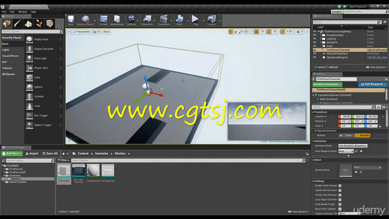 UnrealEngine4与3dsMax游戏场景可视化制作视频教程的图片2