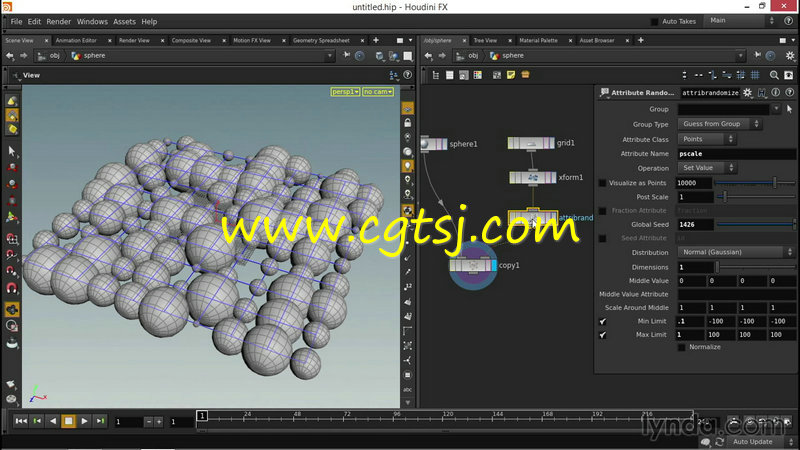 Houdini引擎插件在C4D与Maya中的运用技巧视频教程的图片1