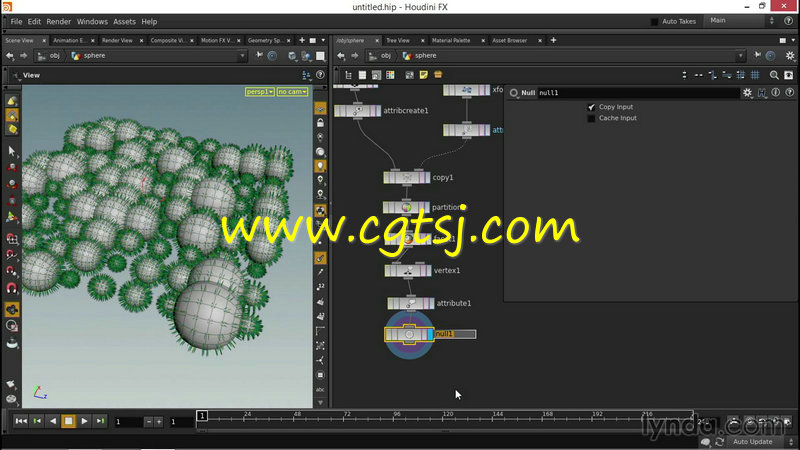 Houdini引擎插件在C4D与Maya中的运用技巧视频教程的图片2