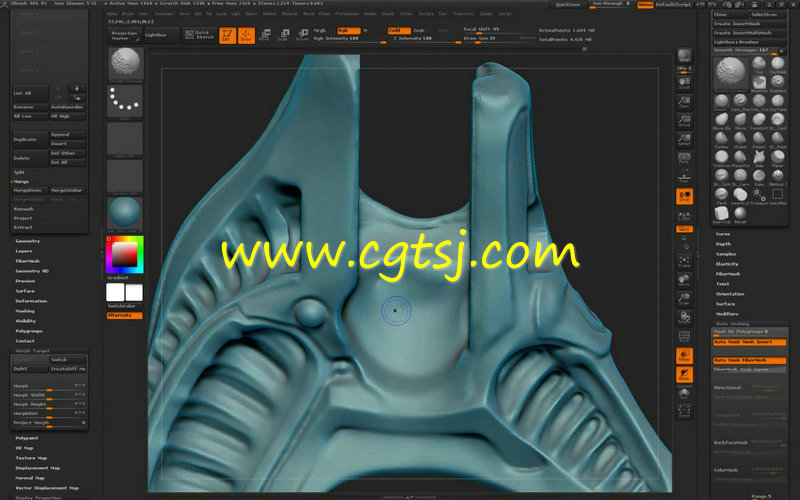 ZBrush珠宝首饰概念数字雕刻实例制作视频教程的图片4