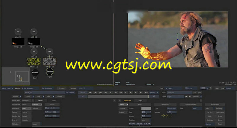 Autodesk Flame超能冲击影视特效实例制作视频教程的图片3